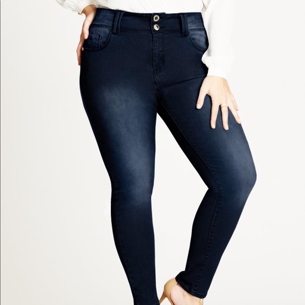 City Chic Asha Skinny Jeans